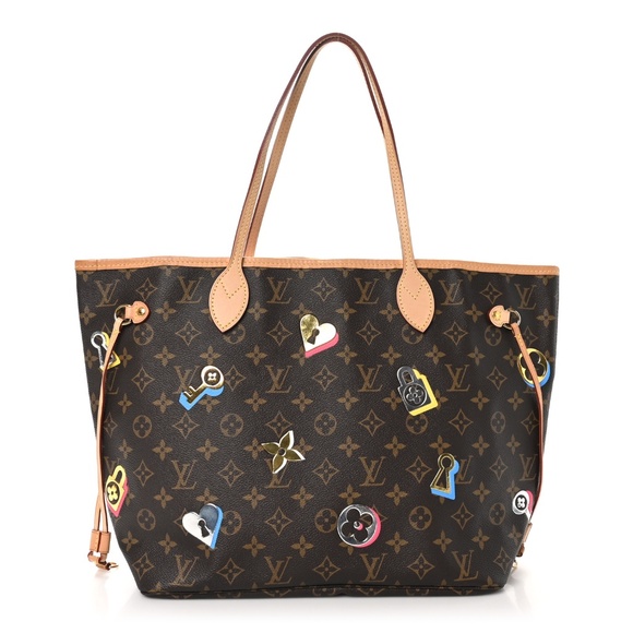 LOUIS VUITTON  Monogram Love Locks Neo Neverfull MM - Picture 1 of 11